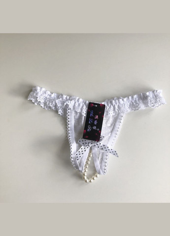 Трусики с нитью из жемчужин OneSize (8-26) No Brand (312005214)