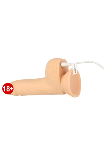 Фаллоимитатор с пульсацией Naked 6.5" Thrusting Dong With Remote ADDICTION (303896768)