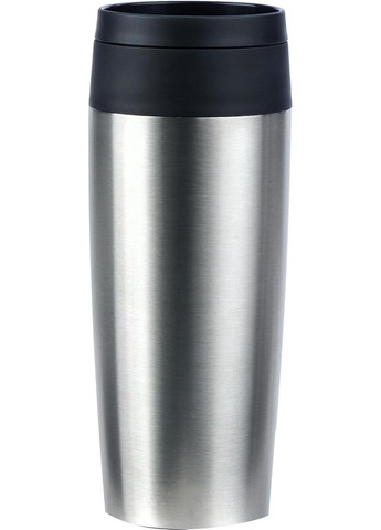 Дорожная термокружка N20201, 0.36 л, Нержавеющая сталь, С винтовой крышкой, Сохранение тепла 4 ч Emsa (372154158)