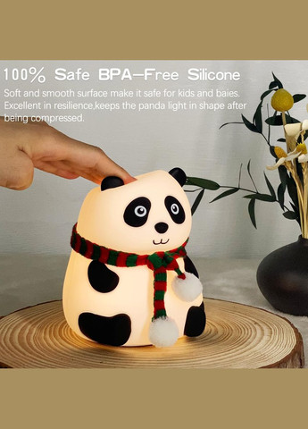 Сенсорный аккумуляторный светильник LC14 ночник Panda Light 7 цветов. VHG (334305172)