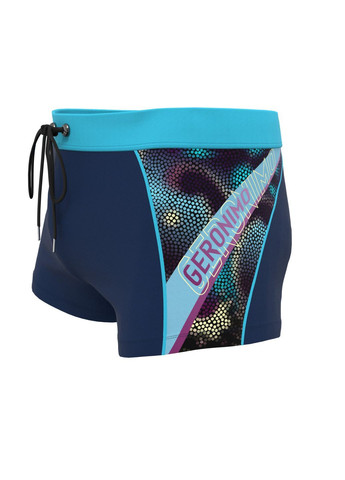 Мужские синие пляжные плавки мужские 2301b1 боксеры быстросохнущие удобные для пляжа и отдыха подарок шорты Geronimo