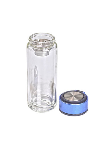 Термос стеклянный с двойными стенками и ситечком 330 мл синий HP-14-39BL Yiwu (353504993)