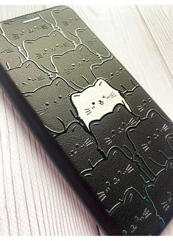 Чехол-книжка с рисунком на Xiaomi Redmi Note 8 Pro Котики (принт 392) Creative (360700913)