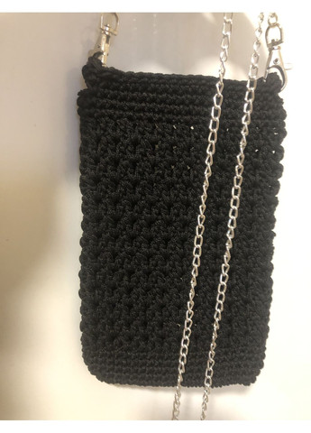 Мини сумочка для телефона и мелких вещей, мини сумка на цепочке черная No Brand (368708633)