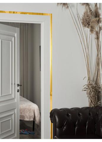 Дзеркальна наклейка настінна акрилова декоративна для інтер'єру Молдинг-30 3х240 см 3 шт. Ваша Світлість (366334453)