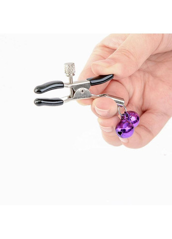 Зажимы для сосков металлические с регулировкой усилия с колокольчиками Nipple clamps на соски China (317747453)