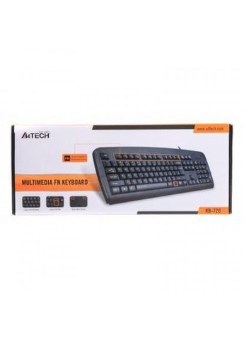 Клавіатура KB720 Black USB A4Tech kb-720 black usb (275092325)