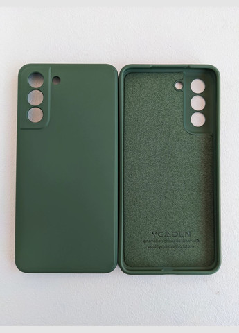 Силіконовий чохол для Galaxy S21 FE Хакі мікрофібра soft touch Samsung (322212469)