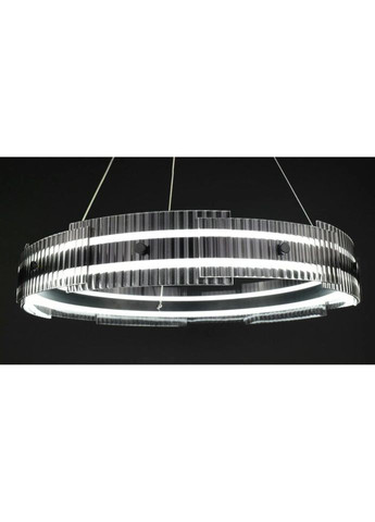 Люстра світлодіодна підвісна LED світильник для квартири на стелю ледве 27942 Чорний 30-100х61х61 см. Sunnysky (324396306)