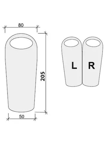Спальний мішок Siesta 400 Reg R 4823081505396 Terra Incognita (316625263)