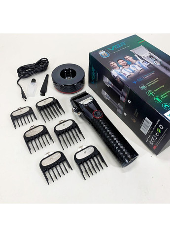 Професійна бездротова машинка для стрижки V-682 RED тример для волосся VGR (368559781)