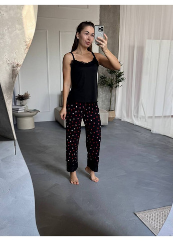 Чорна жіноча піжама 4-ка Osoblyva
