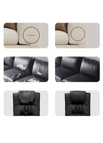 Універсальна самоклеюча екошкіра для ремонту одягу меблів та авто розмір 50×137 см чорна No Brand (349810521)