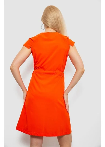 Оранжевое платье софт однотонное,, 230r028 Ager