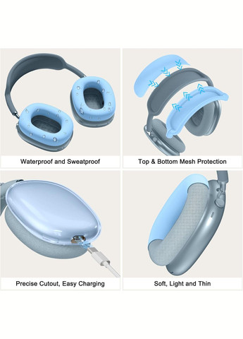 Чехол для Apple Airpods Max 2 / Airpods Max Ear Cups/Ear Pad/Headband Cover Blue (ARS83289) ARS (343049147)