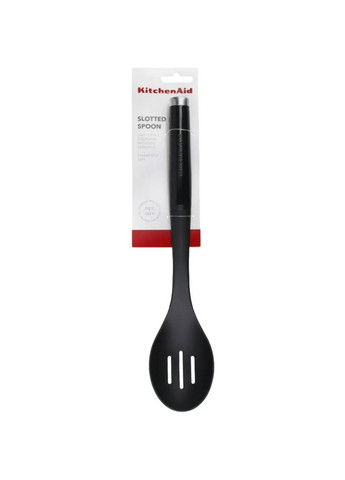 Ложка поварская с прорезями Classic 34 см Black (KCG004OHOBE) KitchenAid (370848802)