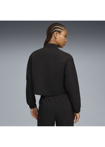 Чорна демісезонна куртка athleisure jacket women Puma