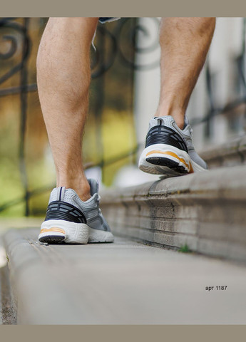 Серебряные летние кроссовки мужские Sayota Gel