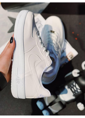 КРОССОВКИ ЖЕНСКИЕ NIKE AIR FORCE 1 LOW WHITE CREAM НАЙК АИР ФОРС 1 ПРЕМИУМ No Brand белые демисезоны (367174184)