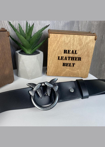 Подарочный набор женская сумочка клатч с птичками и кожаный ремень 2 в 1 черный (sku_1198+Р) No Brand (330576783)