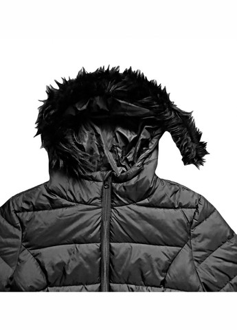 Чорна демісезонна зимова куртка водовідштовхувальна та вітрозахисна для жінки 395816 чорний Esmara