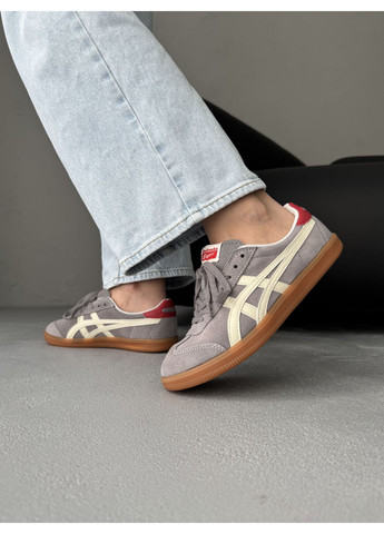 Темно-сірі Осінні кросівки чоловічі і жіночі asics onitsuka tiger tokuten deep ash | асікс онітцука тайгер токутен темно-сірі No Brand