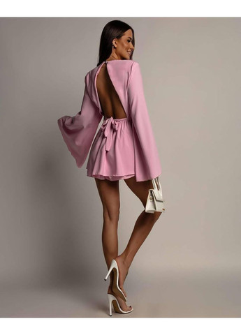 Комбинезон женский с широкими рукавами. Україна комбинезон-шорты однотонный розовый вечерний софт