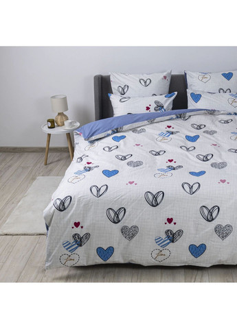 Комплект полуторный постельного белья с наволочками 70*70 см, 115 гр/м2 гипоаллергенный Магия сна Голубой (13860150215) ТЕП (364099999)