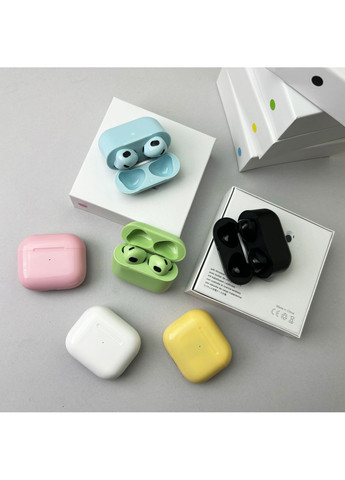 Бездротові навушники Air Pro Bluetooth вставні для смартфонів і планшетів з мікрофоном TWS 3 (372460511)