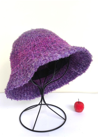 Теплая Вязаная Зимняя Шапка из Толстой Пряжи Модная Панама для Женщин Градиент No Brand В'язана Зимова Панама (365301158)