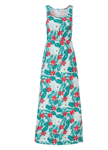 Комбинированное повседневный платье Esmara с цветочным принтом