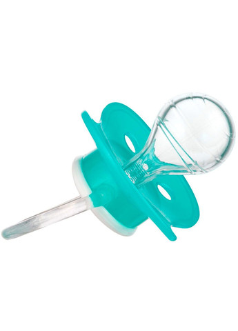 Пустушка Brokat кругла силіконова, 0-6 міс., бірюзовий, 1 шт. Canpol Babies 22/410 Бірюзовий (335973985)