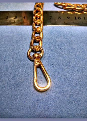 Ланцюжок-ручка для сумки 120 см 11мм колір золото з карабінами вага 197гр. No Brand 4856 (292867397)