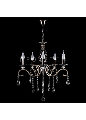 Классическая люстра "свеча" на 5 лампочек N2235/5/WT+CH No Brand (352230065)