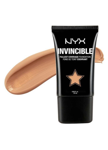 Тональна основа Invincible Fullest Coverage Foundation COOL TAN (INF09) NYX Professional Makeup (280265998)