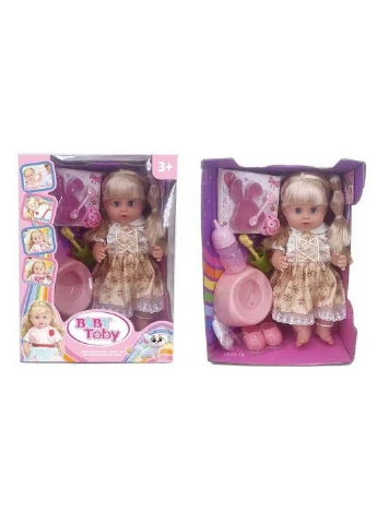 Лялька "". Закриває очі, п'є, аксесуари 13х8х31 см Baby (289362952)