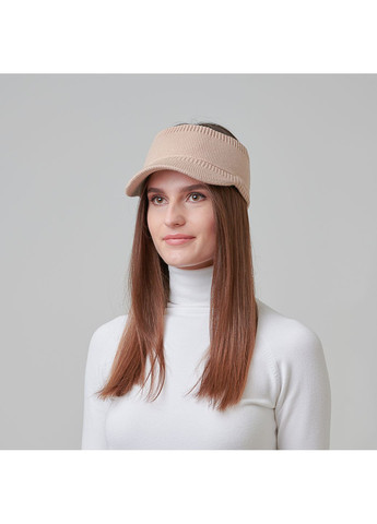Козирок жіночий віскоза бежевий ZOE LuckyLOOK 955-203 (322782361)