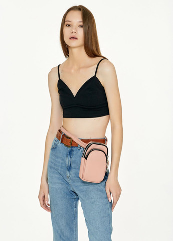 Жіноча сумка для телефону пудровий Sambag (326960368)