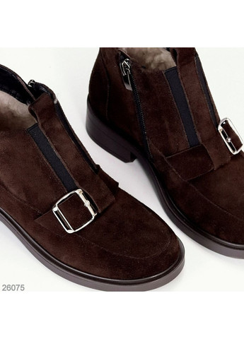 Зимние зимние ботинки klers Helen из натуральной замши