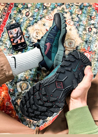 Синие демисезонные кроссовки мужские nike air humara qs 'faded spruce' | найк аир хумара синие No Brand