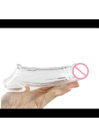 Насадка на пеніс із фіксацією мошонки Toyfa XLover подовжувач члена Lovetoy (303881468)