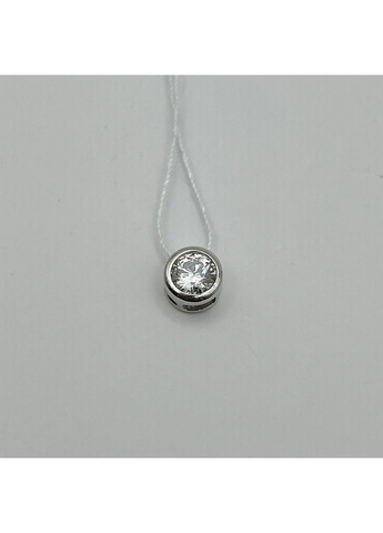 Кулон срібний з кубічним цирконієм 0,7 г No Brand (369737084)