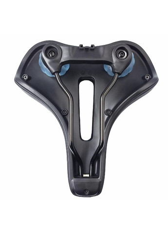 Сідло велосипедне YP0801153 широке амортизаційне з вентиляц отвором 25.5х22.5 см чорний (G0001279) West Biking (355802961)