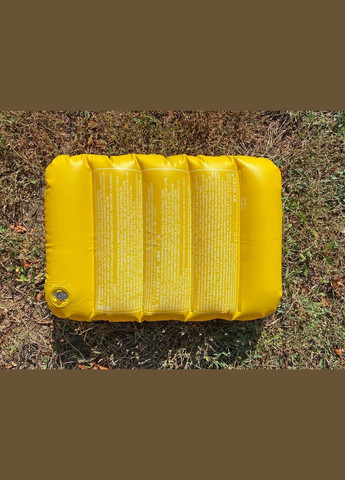 Надувная туристическая походная подушка для головы и шеи Компактная надувная подушка Intex (309041940)