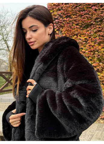 Женская короткая шубка из экомеха MonCher (365776614)