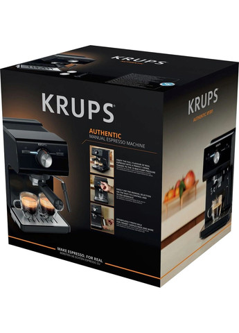 Ріжкова кавоварка еспресо Authentic C50 XP381810 Krups (360393851)