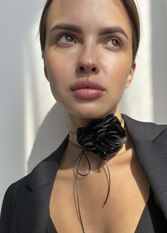 Чокер на шнурівці колекції "Піон" VIDCHUY текстиль (301279464)