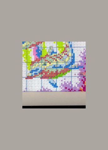 Набор для вышивания по нанесённой на канву схеме "Dolphin". AIDA 14CT printed 36*36 см Joy Sunday (313612970)