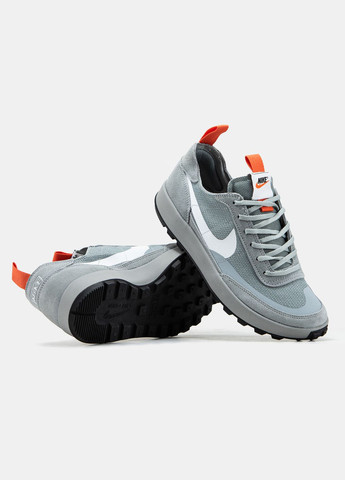 Серые демисезонные кроссовки мужские nike craft x tom shachs grey | найк крафт серые No Brand