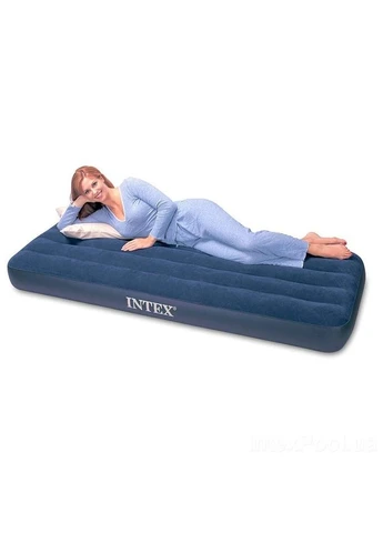 Велюровый матрас, одноместный, 76х191х25 см, в коробке Intex (384115468)